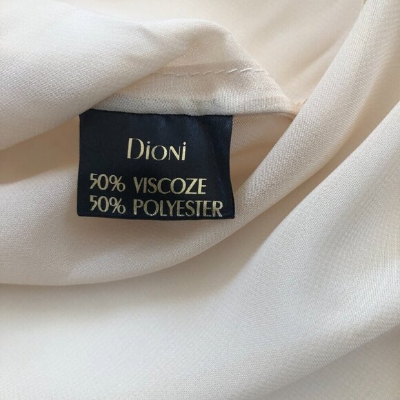 NWT Ruffle Neck Bow Tie Sleeveless Top Blouse Officecore Career XS - Picture 8 of 8